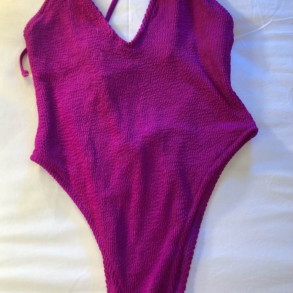 Purple One Piece Swimsuit